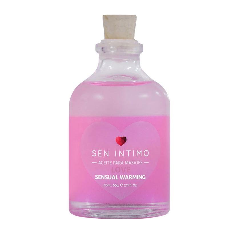 Aceite para masajes sensual warming love